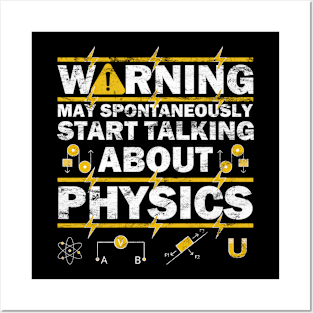 Physics Teacher Geeky Science Posters and Art